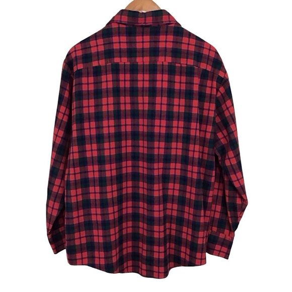 Northwest Territory Red and Navy Plaid Button Up Shirt XL - Picture 3 of 9